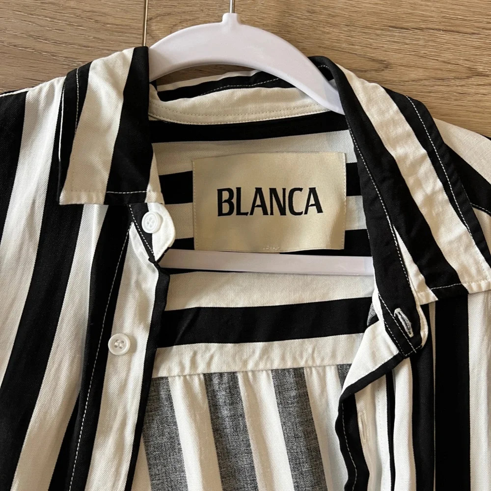 Dillon Shirt in Black & White BLANCA - Picture 5 of 11